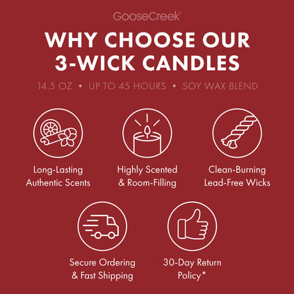 Apple Bourbon 3-Wick Candle