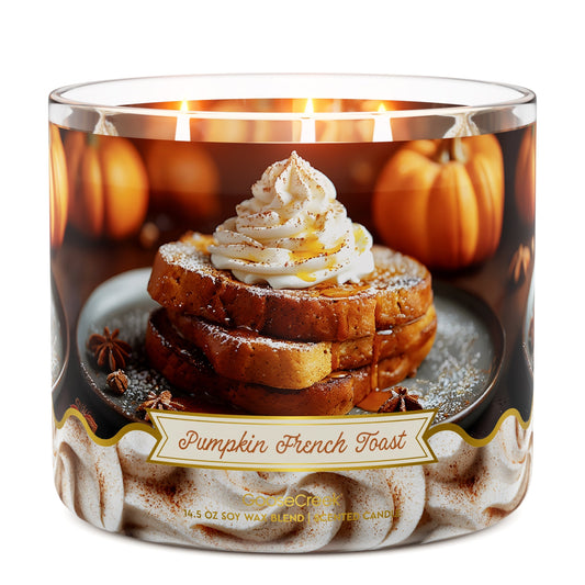 Pumpkin French Toast 3-Wick Candle